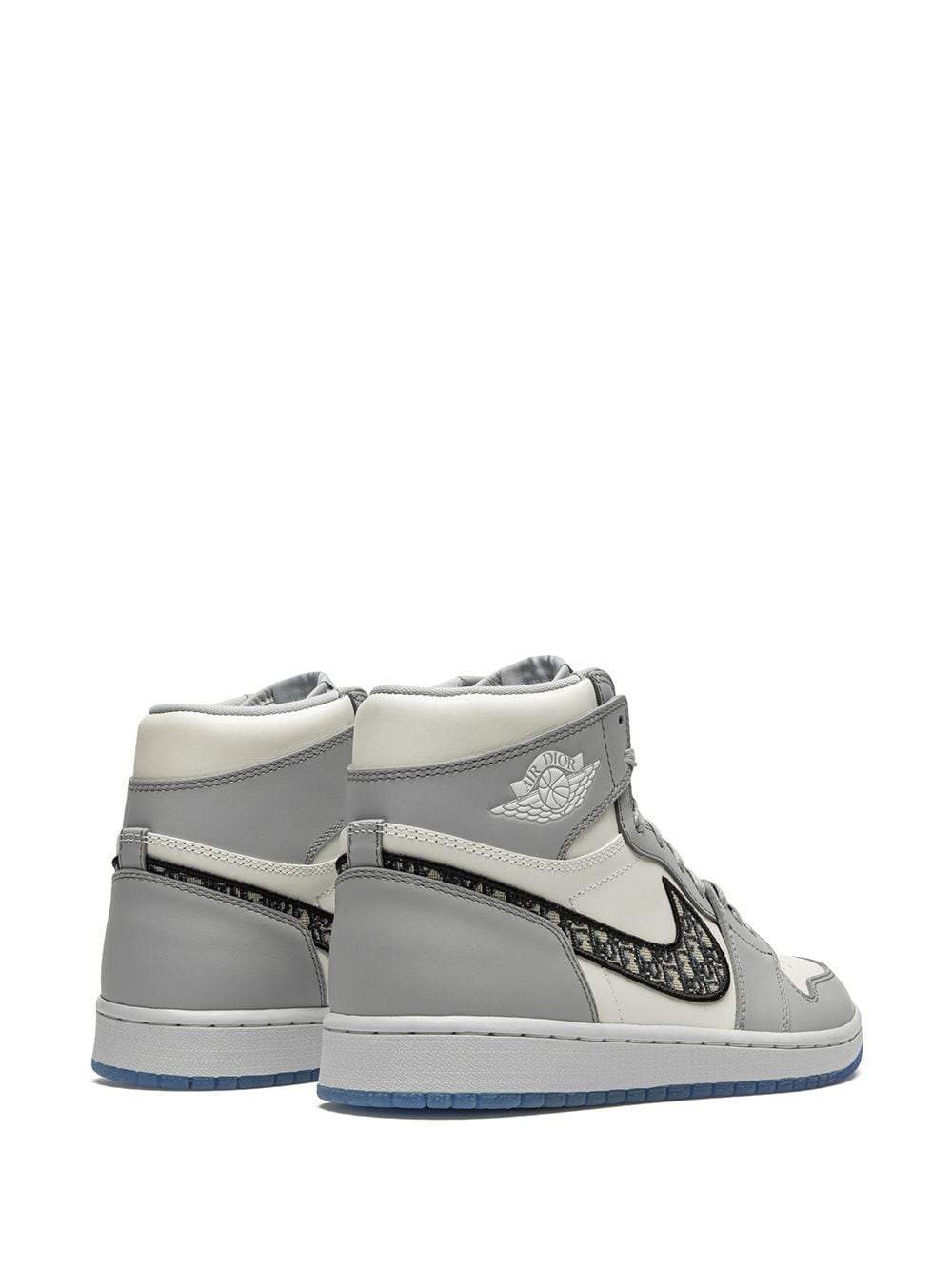 The Nike Dior x Air Jordan 1 High Sneaker White and Grey Upper Top RepShoes For Man And Women CN8607-002