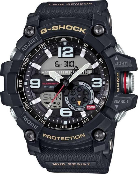 Casio G-Shock Mudmaster Analog-Digital Black Dial Men's Watch - GG-1000-1ADR (G660) Gshock