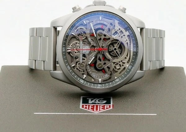 Tag Heuer Cr7 Diagno Grey Chronograph Multi Dial Metal Mens Tag-Open-Steel Watch For Man - Gift