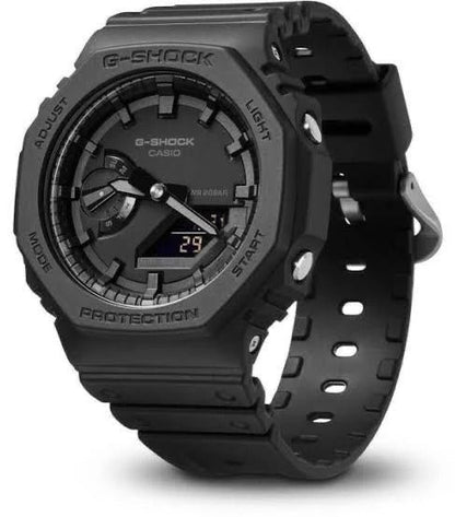 G-Shock Analog Digital Black Color Belt Men’s Watch For Man With Black Dial Gift Watch GA2100-1A1