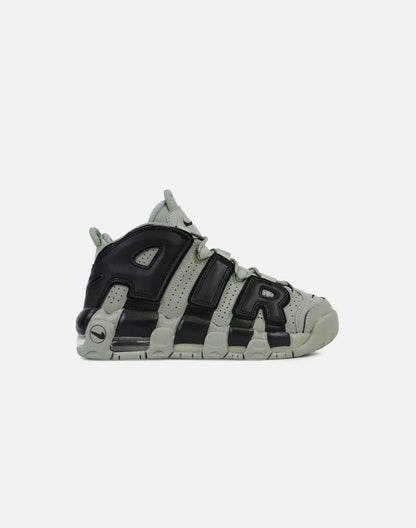 Nike Air More Uptempo Dark Stucco Black Color Shoes For Boys And Girls 415082-007