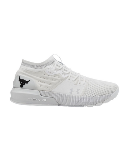 Under Armour Project Rock 2 White Men's Training Shoes For Boys And Girls 3022024-101