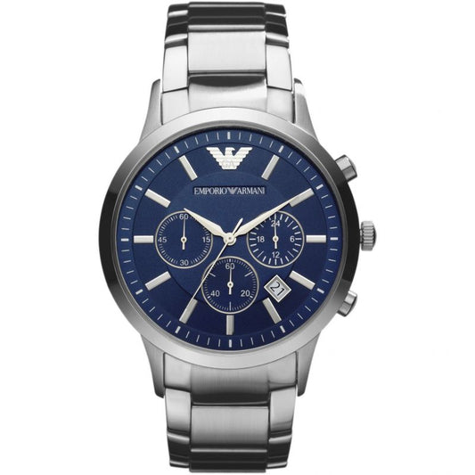 Emporio Armani Chronograph Blue Dial Mens Watch AR2448