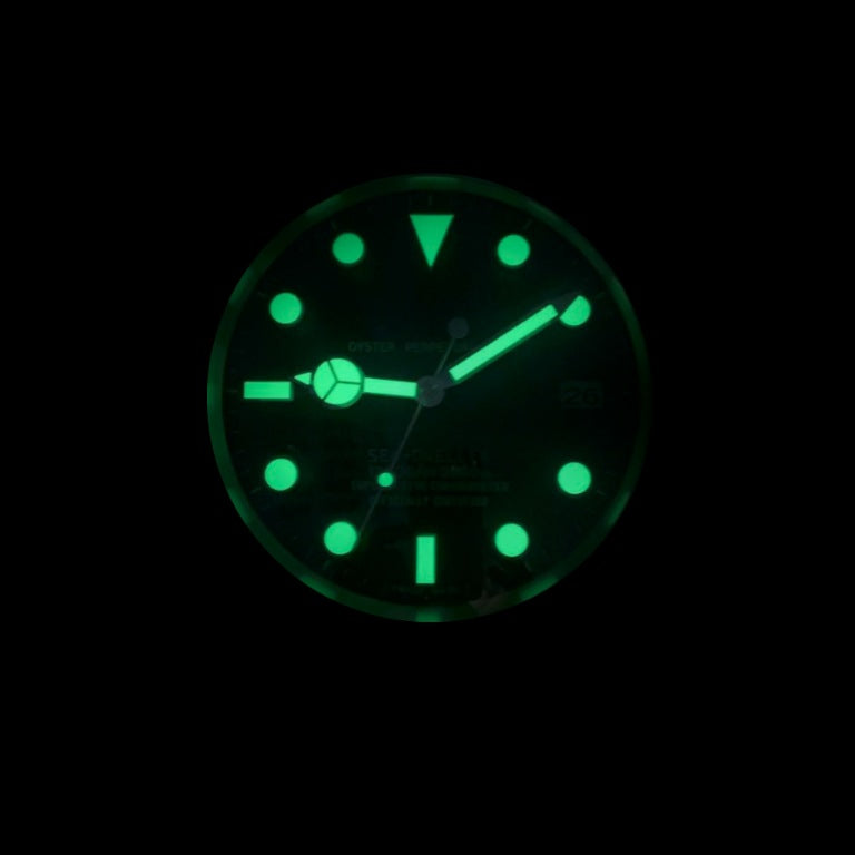 Rolex Wall Clock Green Dial/Gold Color Quartz Analog Dated Design Metal Art Luminous Function Bezel Metal RLX-WC-908