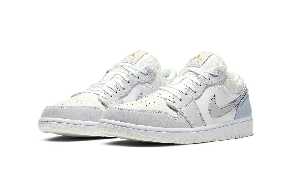 Air Jordan 1 Low Paris White Sky Grey Shoes For Man And Boys CV3043-100