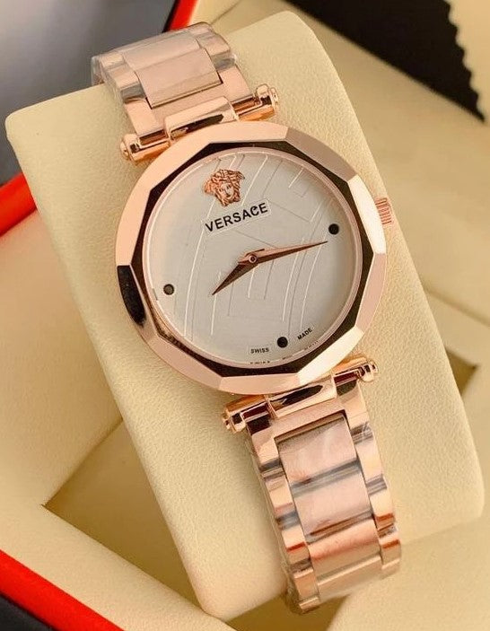 VR Multi Color Rose GolVER Multi Color Rose Gold New Stylish Branded Women's Watch For Women And Girls Rose Gold Dial Ver-99d New Stylish Branded Women's Watch For Women And Girls Rose Gold Dial Ver-99