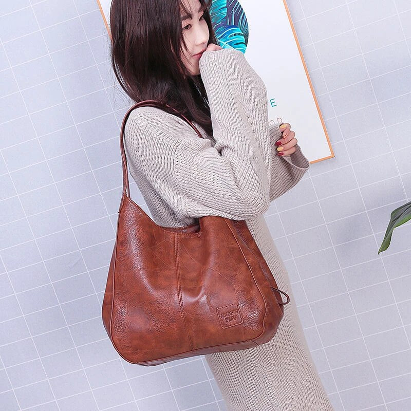 Best Quality Handbag Brown Color carry-on Canvas Brown Color Leather Designers Luxury Handbags Women Shoulder Bags Collection With Travelling Bag With Grip For Women's Bag-BG-B909